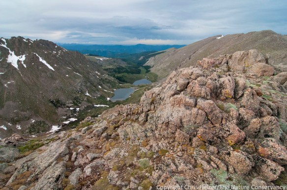 Summit lake near Mount Evans.